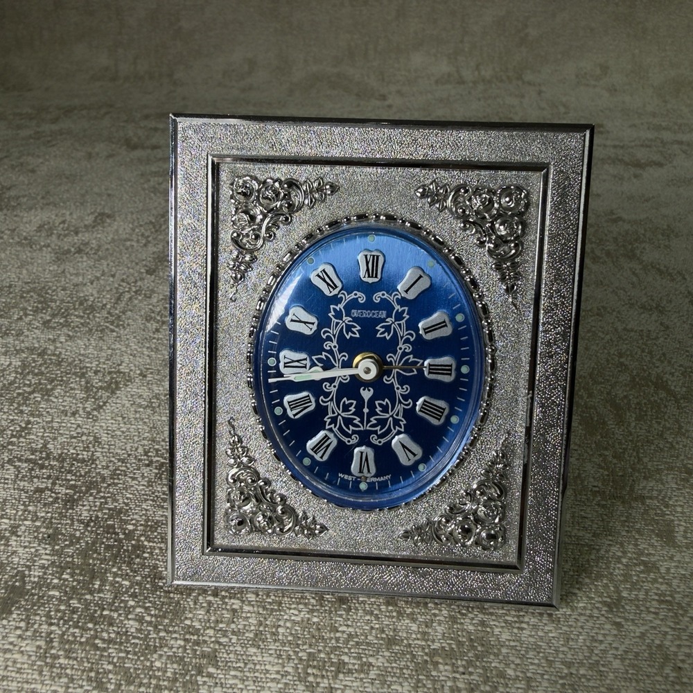 Vintage Alarm Clock From West Germany- OVEROCEAN It Works!